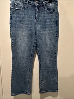 NWOT Judy Blue Midrise Bootcut  Cropped Jeans - Blue 16W